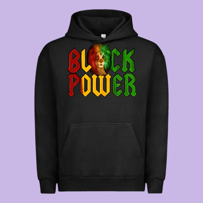 Juneteenth Lion King Black Power Urban Hoodie Designed By Lillyallendesigns