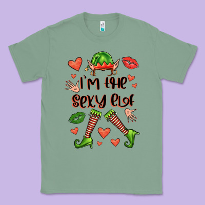 Im The Sexy Elf Classic Tee Designed By Fadigitalartstudio