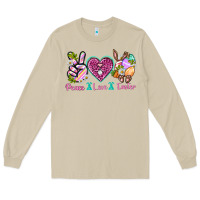 Mushroom Peace Love Easter Long Sleeve Tee - Neo Western