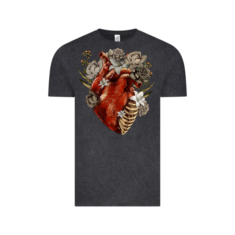 Flower Anatomical Heart Vintage Tee by RanaPortraitStore | Teevron