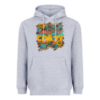 Heather Grey beautiful crazy Heavyweight Hoodie - NancyCooperArtShop