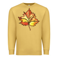 Antique Gold withered leaf Premium Sweatshirt - BarkalooDesign