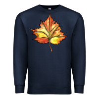 Navy withered leaf Premium Sweatshirt - BarkalooDesign