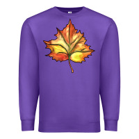 Purple withered leaf Premium Sweatshirt - BarkalooDesign