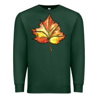 Sports Green withered leaf Premium Sweatshirt - BarkalooDesign