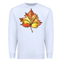 White withered leaf Premium Sweatshirt - BarkalooDesign