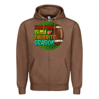 Chestnut football is my favorite season Zipper Hoodie - BundleAndBundleShop