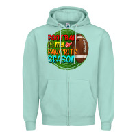 Seafoam football is my favorite season Zipper Hoodie - BundleAndBundleShop
