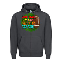 Smoke football is my favorite season Zipper Hoodie - BundleAndBundleShop