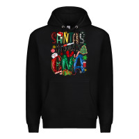 Black santas favorite cma nurse Premium Hoodie - MaliasSmallBusiness