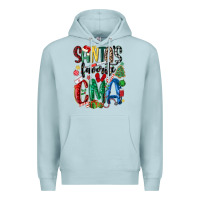 Blue Mist santas favorite cma nurse Premium Hoodie - MaliasSmallBusiness
