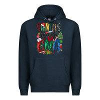 Navy santas favorite cma nurse Premium Hoodie - MaliasSmallBusiness