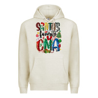 Oatmeal Heather santas favorite cma nurse Premium Hoodie - MaliasSmallBusiness