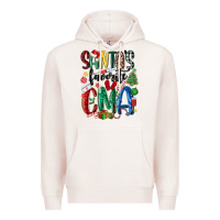 Pale Pink santas favorite cma nurse Premium Hoodie - MaliasSmallBusiness