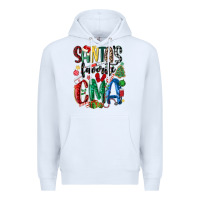 White santas favorite cma nurse Premium Hoodie - MaliasSmallBusiness