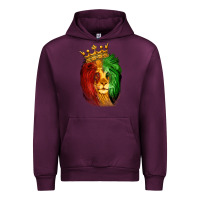 Mauve Wine Juneteenth Lion King Urban Hoodie - LillyAllenDesigns