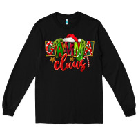 Black christmas gamma claus Long Sleeve Tee - FaDigitalArtStudio