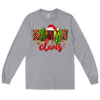 Heather Grey christmas gamma claus Long Sleeve Tee - FaDigitalArtStudio