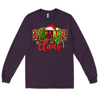 Plum christmas gamma claus Long Sleeve Tee - FaDigitalArtStudio