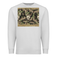 Dove Grey camouflage bull skull Premium Sweatshirt - Jasminsmagicworld