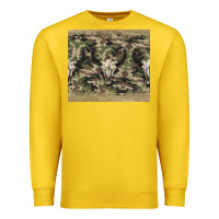 Camouflage Bull Skull Premium Sweatshirt | Teevron