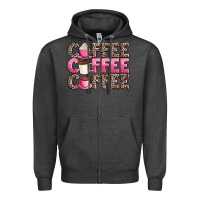 Charcoal Heather coffee coffee coffee Zipper Hoodie - AdoDesignShop