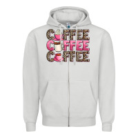 Dove Grey coffee coffee coffee Zipper Hoodie - AdoDesignShop