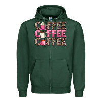 Coffee Coffee Coffee Zipper Hoodie | Teevron