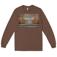 Chestnut dad bod whiskey barrel skinny metal can holder Long Sleeve Tee - HRA Design Shop