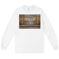 White dad bod whiskey barrel skinny metal can holder Long Sleeve Tee - HRA Design Shop