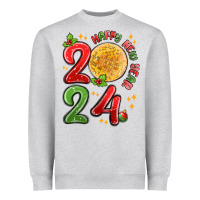 Heather Grey happy new year 2024 Heavyweight Sweatshirt - MaliasSmallBusiness