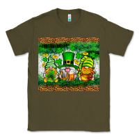 Army Green St. Patrick's Day gnomies tumbler St. Patricks Day Classic Tee - Neo Western