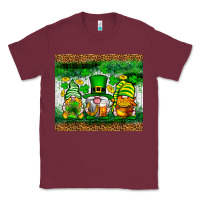 Burgundy St. Patrick's Day gnomies tumbler St. Patricks Day Classic Tee - Neo Western