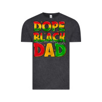 Vintage Black dope black dad with stars Vintage Tee - texasbilliewilder