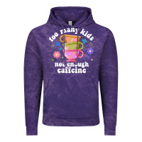 Cloud Purple too many kids not enough caffeine Vintage Hoodie - JahusDesignShop