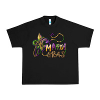 Black mardi gras fleur de lis and beads Urban Heavy Tee - RanaPortraitStore