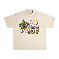 Sandshell mardi gras fleur de lis and beads Urban Heavy Tee - RanaPortraitStore