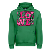 Emerald Love leopard frame Urban Hoodie - LillyAllenDesigns