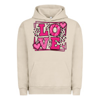 Pigment French Oak Love leopard frame Urban Hoodie - LillyAllenDesigns