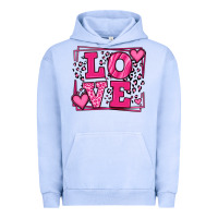 Pigment Grape Ice Love leopard frame Urban Hoodie - LillyAllenDesigns
