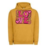 Pigment Peanut Butter Love leopard frame Urban Hoodie - LillyAllenDesigns