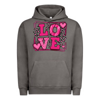 Pigment Tornado Love leopard frame Urban Hoodie - LillyAllenDesigns