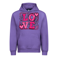 Tulip Love leopard frame Urban Hoodie - LillyAllenDesigns