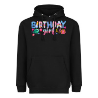 Black birthday girl Heavyweight Hoodie - NancyCooperArtShop