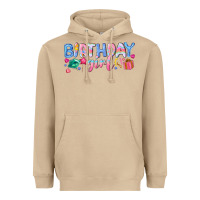Mushroom birthday girl Heavyweight Hoodie - NancyCooperArtShop