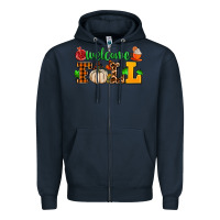 Navy welcome fall Zipper Hoodie - AdoDesignShop