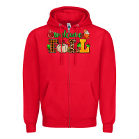 Red welcome fall Zipper Hoodie - AdoDesignShop