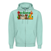 Seafoam welcome fall Zipper Hoodie - AdoDesignShop