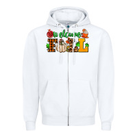 White welcome fall Zipper Hoodie - AdoDesignShop