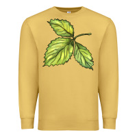 Antique Gold green leaf Premium Sweatshirt - BarkalooDesign